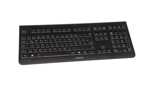 CHERRY DW 3000 Wireless Keyboard & Mouse Set - Full-size AZERTY - Black