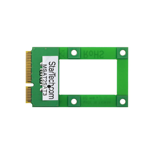 SATA to mSATA Adapter StarTech.com MSAT2SAT3 6 Gbit/s Storage Expansion