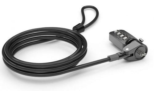 Security Cable Lock Compulocks CL37 T-bar Combination Durable Black
