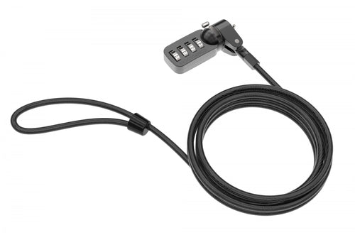 Security Cable Lock Compulocks CL37 T-bar Combination Durable Black