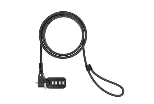 Security Cable Lock Compulocks CL37 T-bar Combination Durable Black