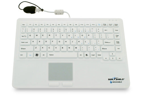Wired USB Keyboard Seal Shield SEAL TOUCH 2 QWERTY Mini White