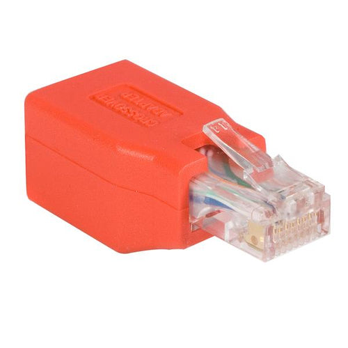 Crossover Ethernet Adapter StarTech.com C6CROSSOVER RJ-45 Cat 6 Red