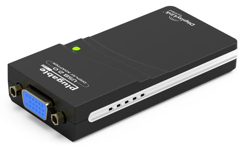 USB VGA Graphics Adapter Plugable Technologies 1920x1080 USB 2.0 Multiple Monitors