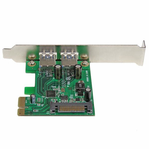 USB Card Adapter StarTech.com PEXUSB3S24 2 Port PCIe SuperSpeed USB 3.0 UASP Low-Profile