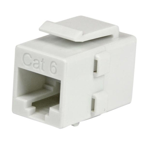Keystone Coupler StarTech.com Cat 6 RJ45 Female to Female Flat Design