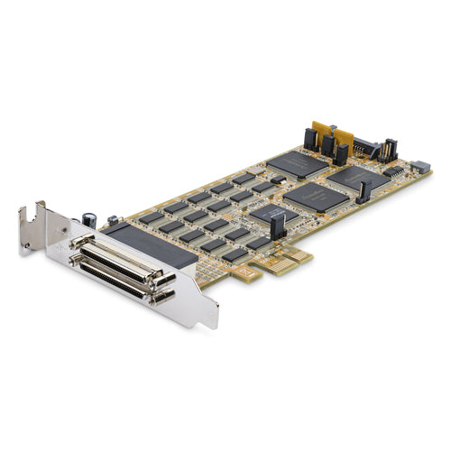16-Port Low-Profile RS232 Serial Card PCI Express PCIe 1.1