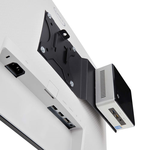 VESA Mount CPU Holder for NUC Thin Clients Black Steel