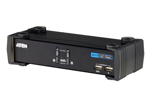 KVM Switch ATEN CS1762A 1920x1200 WUXGA Black 2-Computer