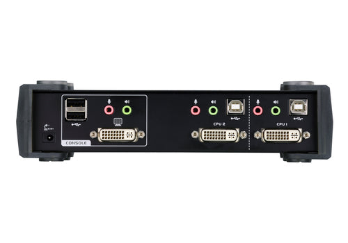 KVM Switch ATEN CS1762A 1920x1200 WUXGA Black 2-Computer