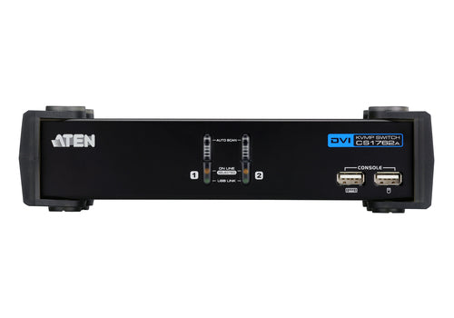 KVM Switch ATEN CS1762A 1920x1200 WUXGA Black 2-Computer