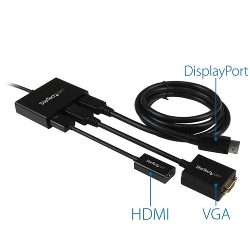 StarTech.com MSTDP123DP 3-Port Multi-Monitor-Adapter – DisplayPort auf zwei 4K- und 1080p-Video-Splitter