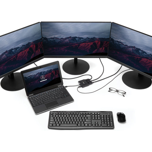 Multi Monitor Adapter StarTech.com Mini DisplayPort to 3x DisplayPort Dual 4K 30Hz 1080p Extended Desktop