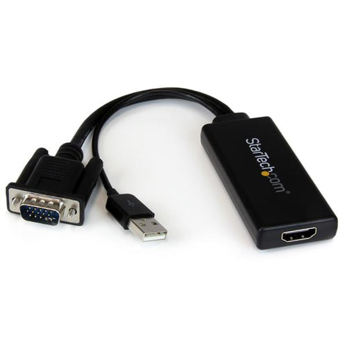 VGA to HDMI Adapter StarTech.com VGA2HDU 1080p USB Audio Converter - VGA2HDU