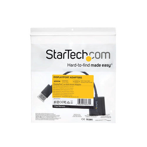 DisplayPort to VGA Adapter 1080p Converter StarTech 0.1m