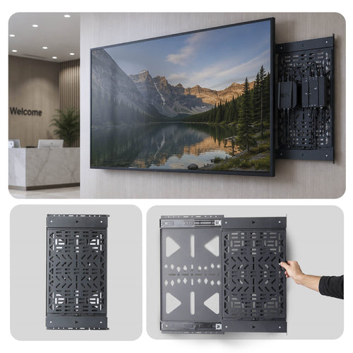 TV Mount StarTech.com 1S-AV-WALL-MOUNT 22lb Max Behind-TV Wall Mount Sliding Design - 1S-AV-WALL-MOUNT