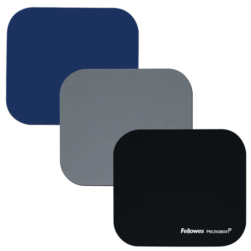 Fellowes Microban Mouse Pad Navy
