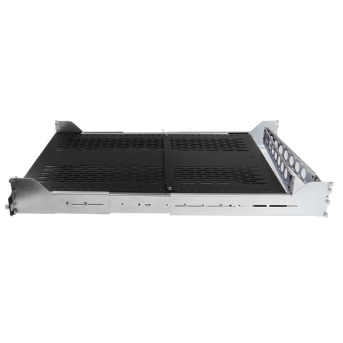 Server Rack Shelf StarTech.com UNISLDSHF192 2U Vented Adjustable 50lb Cable Management - UNISLDSHF192