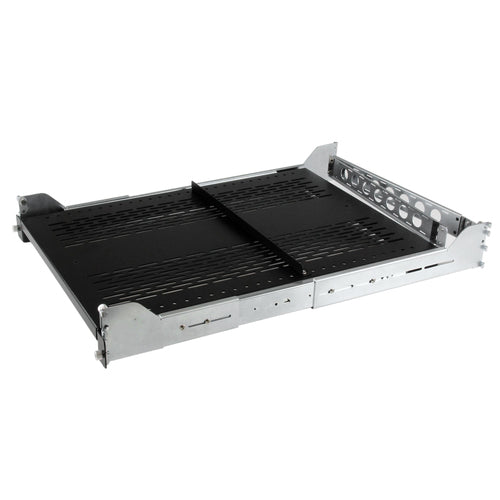 Server Rack Shelf StarTech.com UNISLDSHF192 2U Vented Adjustable 50lb Cable Management - UNISLDSHF192