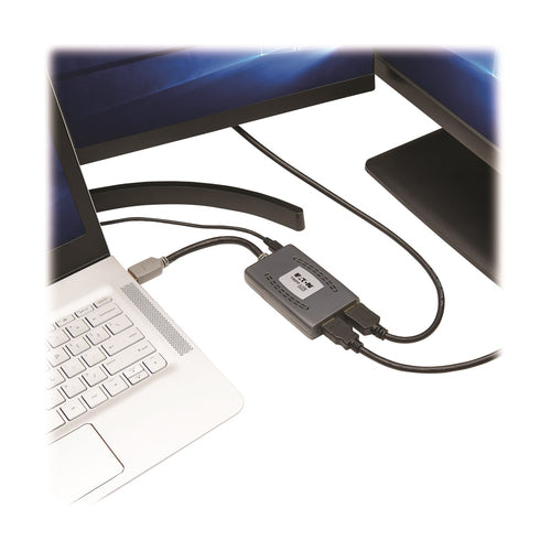 HDMI Splitter Tripp Lite B118-002-HDR-V2 4K 60Hz 2-Port USB Powered Metal