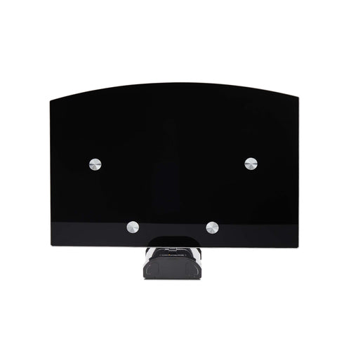 AV Equipment Shelf StarTech.com 1B-WALL-MOUNT-SHELF Black Tempered Glass Adjustable Height