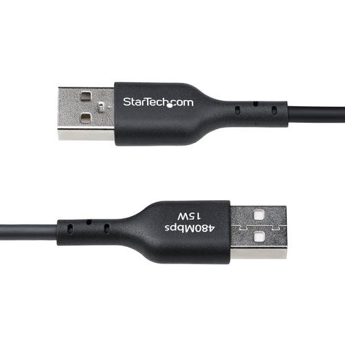 USB Charging Cable 3ft USB-A to USB-C 3A Fast Charge Black