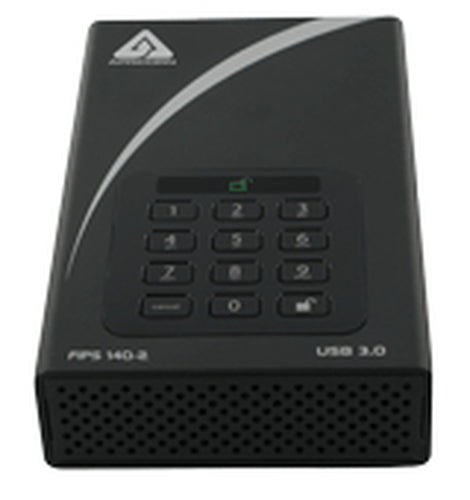 Apricorn Aegis Padlock DT FIPS USB3.0 6TB external hard drive