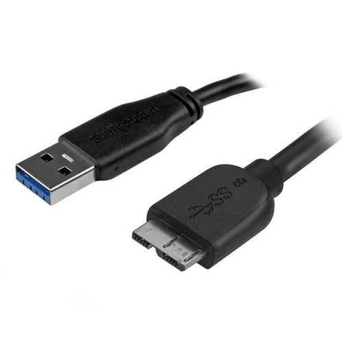 USB Cable StarTech.com USB3AUB50CMS 0.5m Micro USB A to B Black