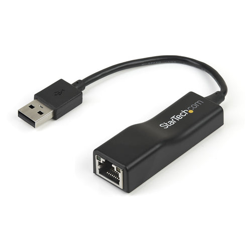 Ethernet Adapter StarTech.com USB 2.0 10/100 Mbps Wired Dongle 200 Mbit/s - USB2100