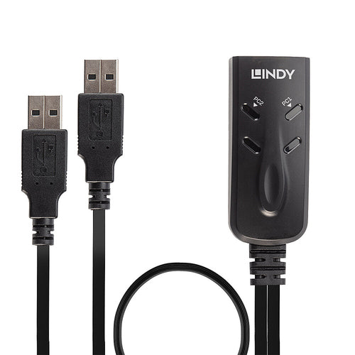 KVM Switch Lindy 32165 2-Port USB Black - 32165