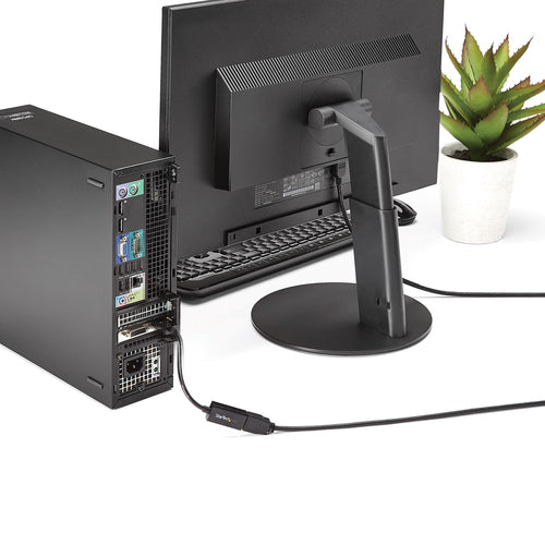 Video Adapter StarTech DP2HD4KS DisplayPort to HDMI 4K 30Hz Active 0.15m - DP2HD4KS