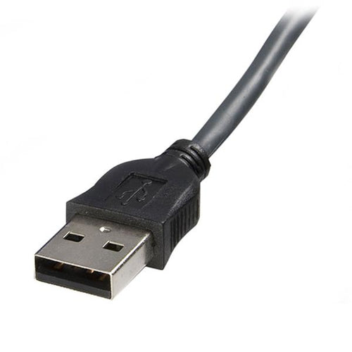 Ultra-Thin 6ft USB VGA KVM Cable Black 1.8m Male/Male