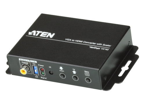 VGA to HDMI Converter ATEN VC182 1920x1200 1080p HDB-15 RCA