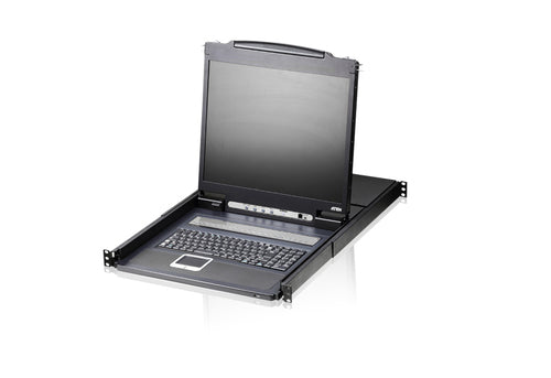 ATEN CL1308N KVM Switch - 1280x1024, Rack Mountable, 1U, Black