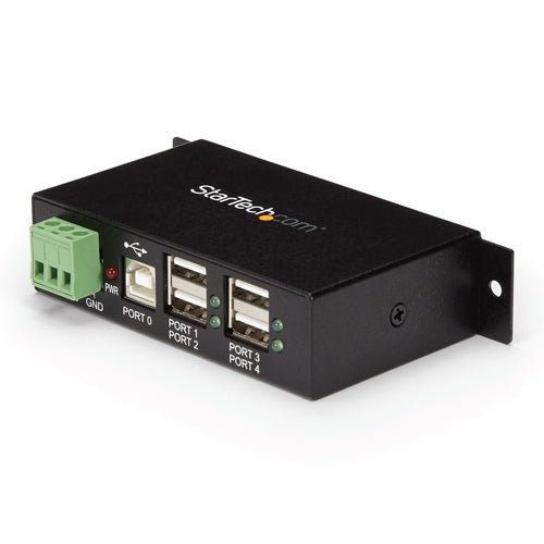 USB Hub StarTech.com ST4200USBM 4-Port USB 2.0 Type-B Metal Industrial Mountable - ST4200USBM