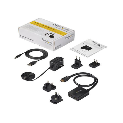 HDMI Video Splitter StarTech.com ST122HD4KU 4K 30Hz 1x2 USB Powered - ST122HD4KU