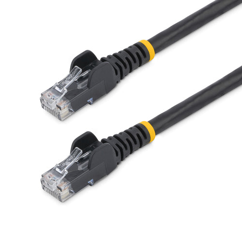 CAT6 Ethernet Cable StarTech 15ft Black Snagless 10 Pack