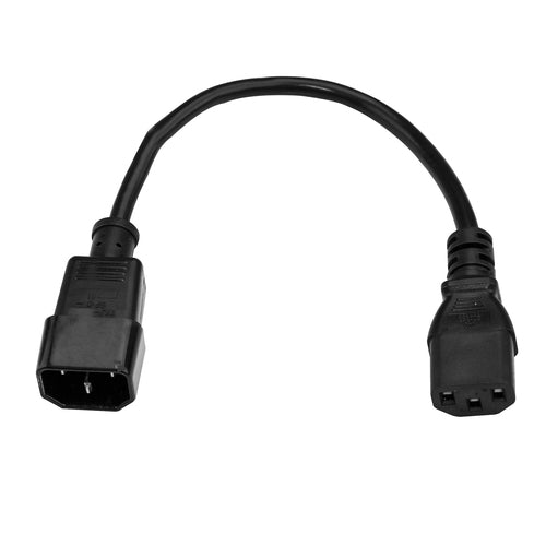 Power Cable StarTech.com PXT1001 1ft C14 to C13 10A 125V UL Listed
