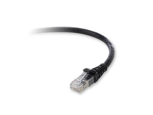 Belkin Cat. 6a Patch Cable, RJ-45 Male, RJ-45 Male, 14ft, Black networking cable