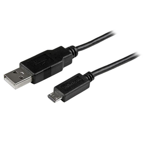 USB Cable StarTech USBAUB3BK 3ft USB A Male to Micro-USB B Black