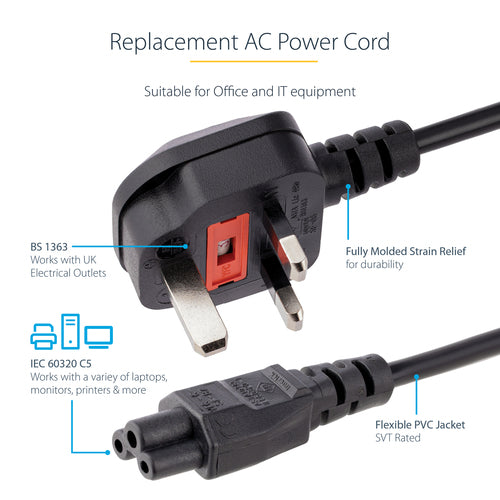 StarTech.com PXTNB3SUK1M power cable