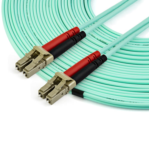 Multimode Fiber Optic Cable StarTech 15m 100G LC/UPC Low Insertion Loss