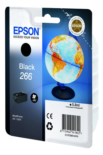 Ink Cartridge Epson Globe C13T26614010 Black 5.8ml 250 Pages - C13T26614010