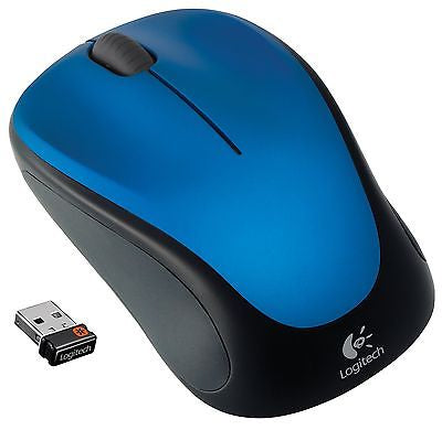 Wireless Optical Mouse Logitech 910-002901 1000 DPI RF Ambidextrous Blue