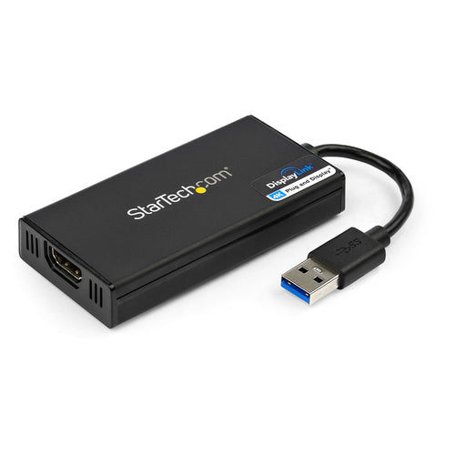 USB Graphics Adapter 4K Ultra HD HDMI DisplayLink Certified USB 3.0 Type-A for Mac & Windows