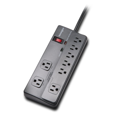 Surge Protector 1080J 8 AC Outlets 1.8m Cable Grey