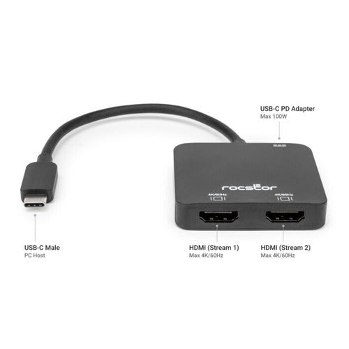 Rocstor Y10A324-B1 video cable adapter