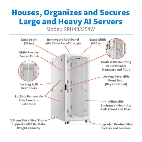 Eaton SRH483254W rack cabinet