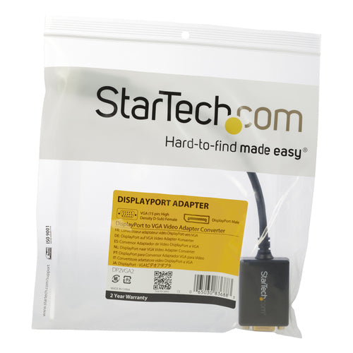 Video Cable Adapter StarTech DP2VGA2 Active DisplayPort to VGA 1080p