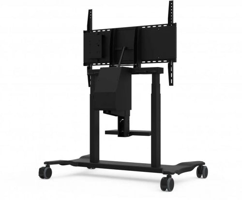 Multimedia Cart Viewsonic VB-STND-008 75kg Capacity Black Aluminum Plastic Steel